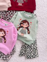بلوز شلوار دخترونه پلنگی - Image 7